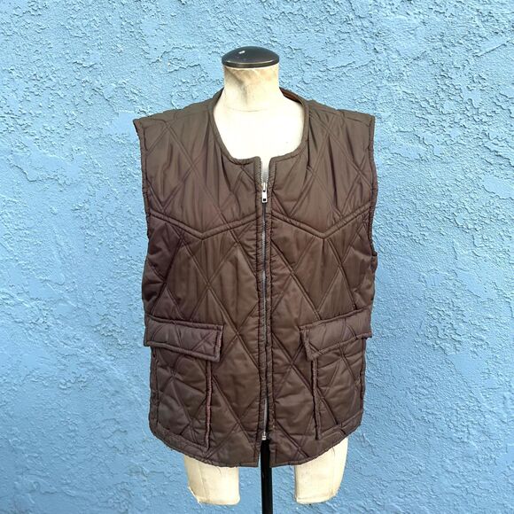 Vitnage Puffer Vest Mens Medium, Retro  Utility fishing by Baileys - Picture 1 of 7